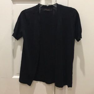 The Limited Black Short Sleeve Cardigan